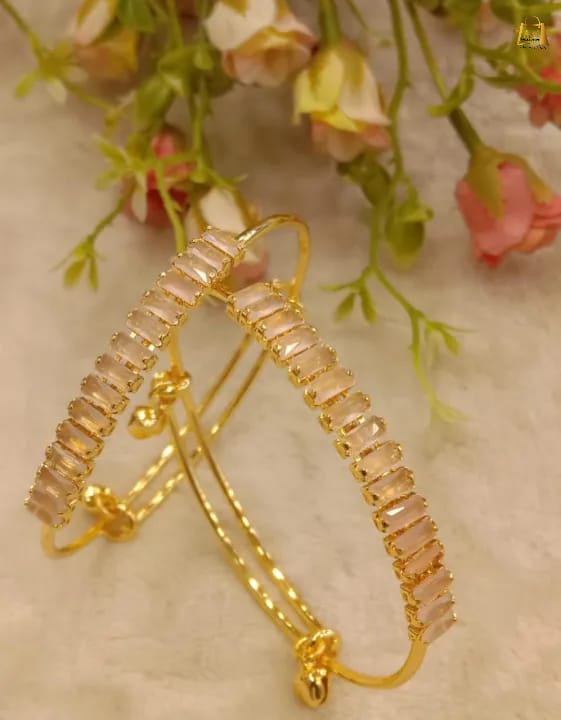 High Quality Zircon Adjustable Size Pair Bangles ❤️ Available in 4 Colours