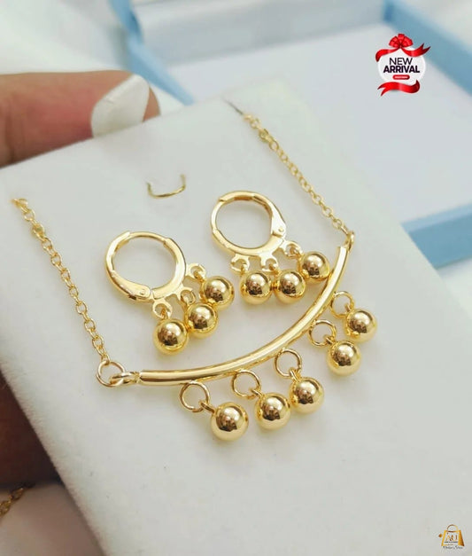 Beautiful pearl choker set for girls