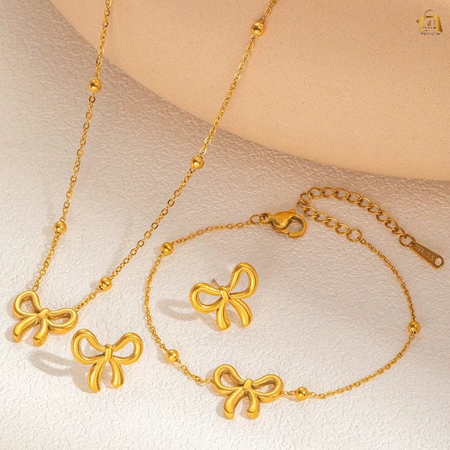 Stainless Steel Bow Set for girls