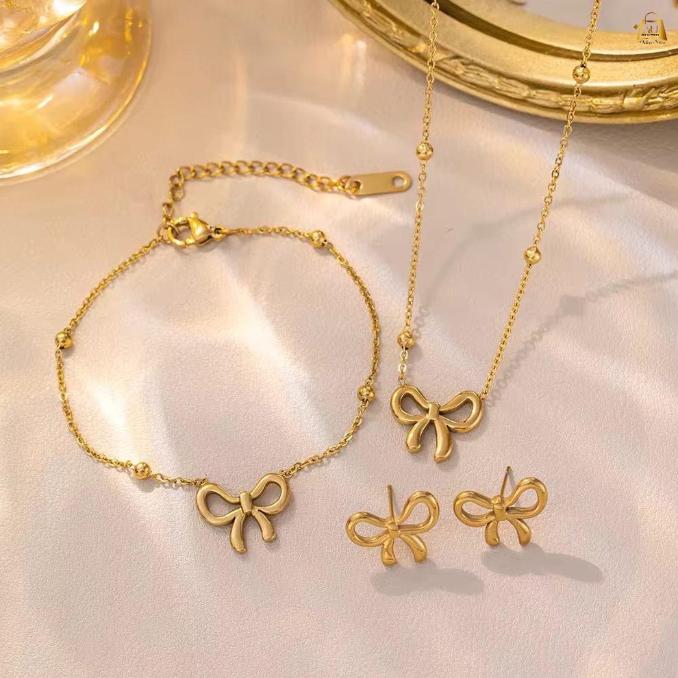 Stainless Steel Bow Set for girls